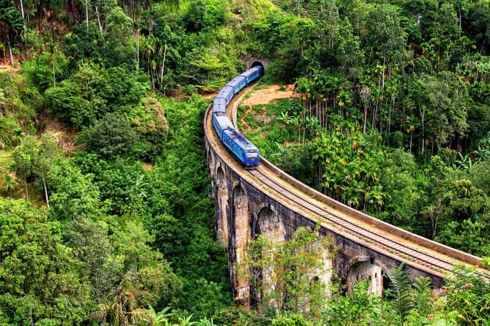 Scenic landscape for a Sri Lanka road trip